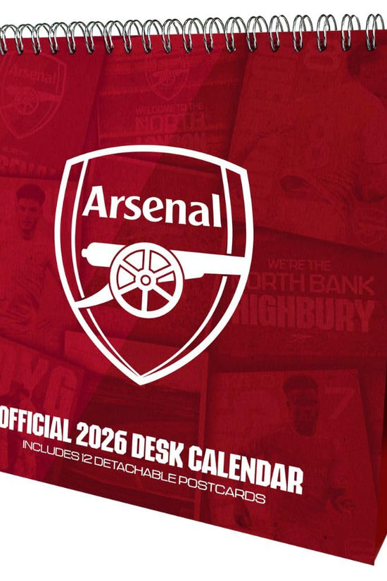 Arsenal FC Desktop Calendar 2026