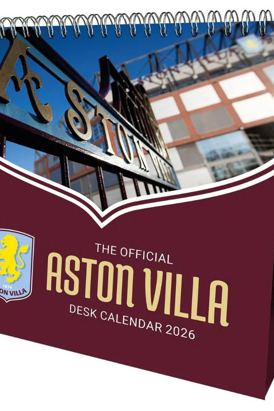 Aston Villa FC Desktop Calendar 2026