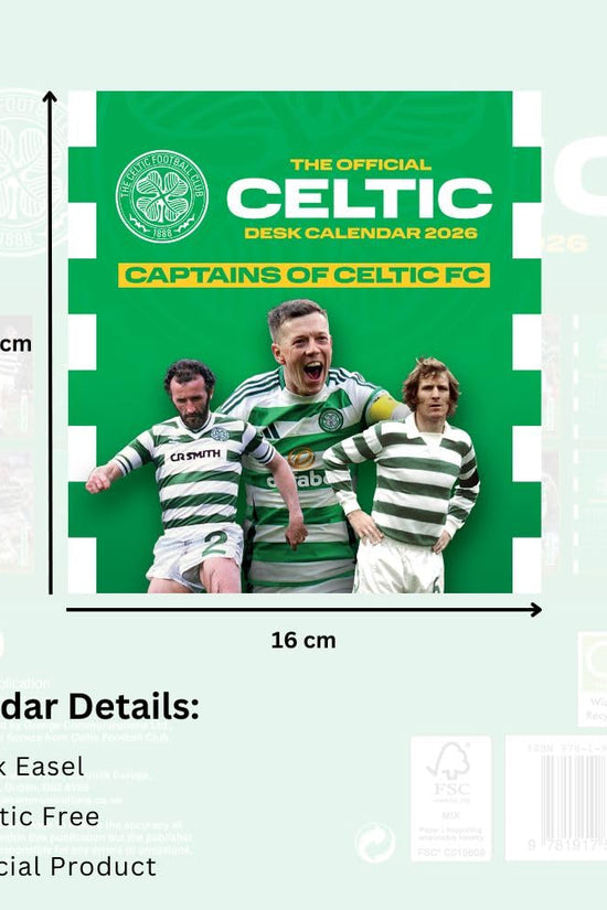 Celtic FC Desktop Calendar 2026