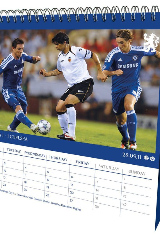 Chelsea FC Desktop Calendar 2026