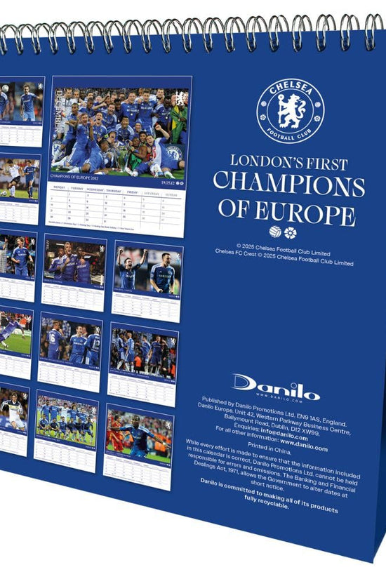 Chelsea FC Desktop Calendar 2026
