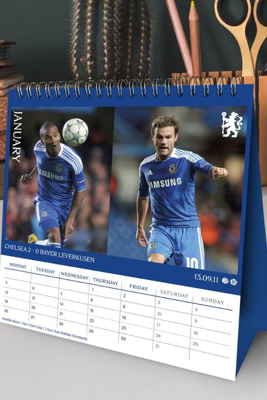 Chelsea FC Desktop Calendar 2026