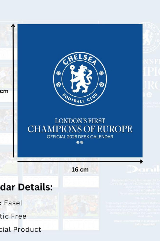Chelsea FC Desktop Calendar 2026
