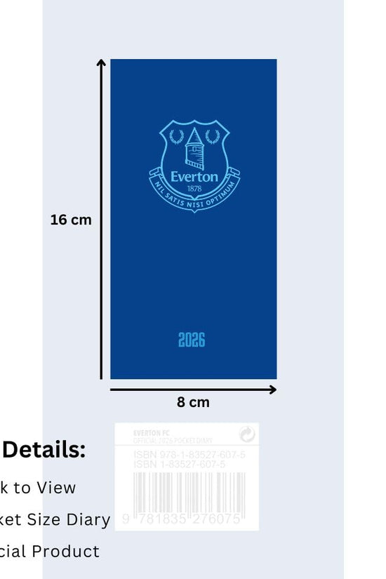 Everton FC Slim Diary 2026