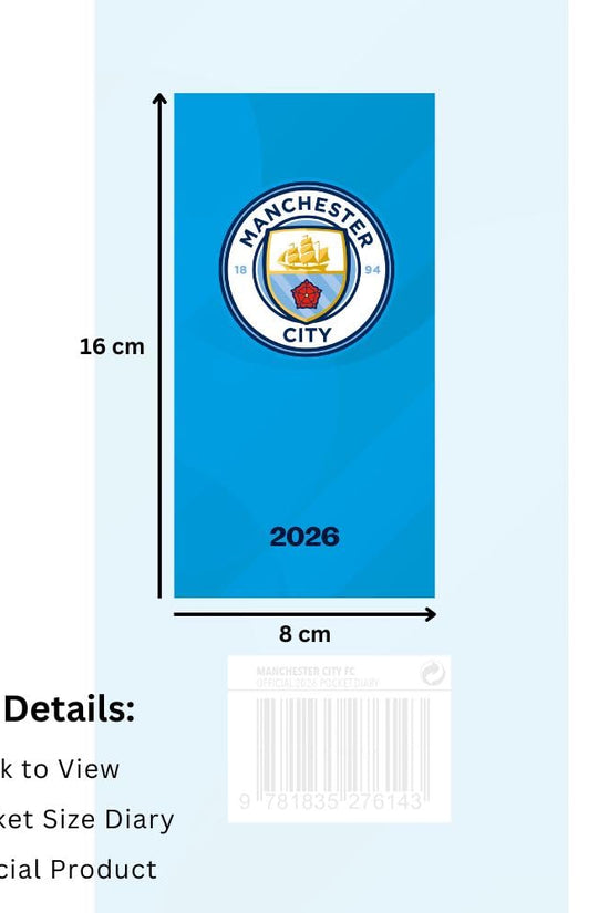Manchester City FC Slim Diary 2026