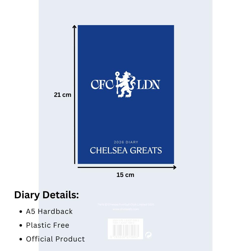 Chelsea FC A5 Diary 2026