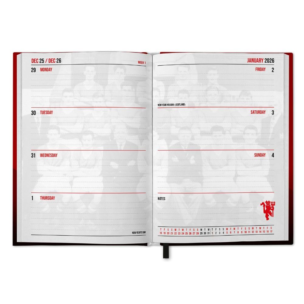 Manchester United FC A5 Diary 2026
