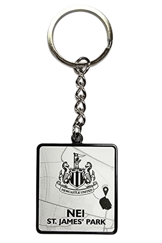 Newcastle United FC Route To St James’ Park Keyring