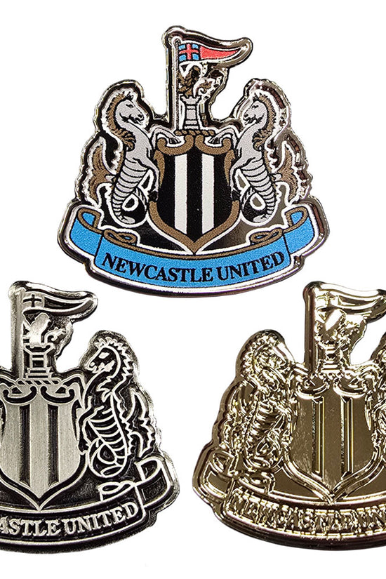 Newcastle United FC 3pc Crest Badge Set