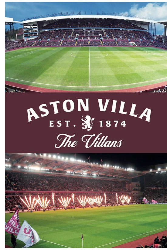 Aston Villa FC 3D Lenticular Birthday Card