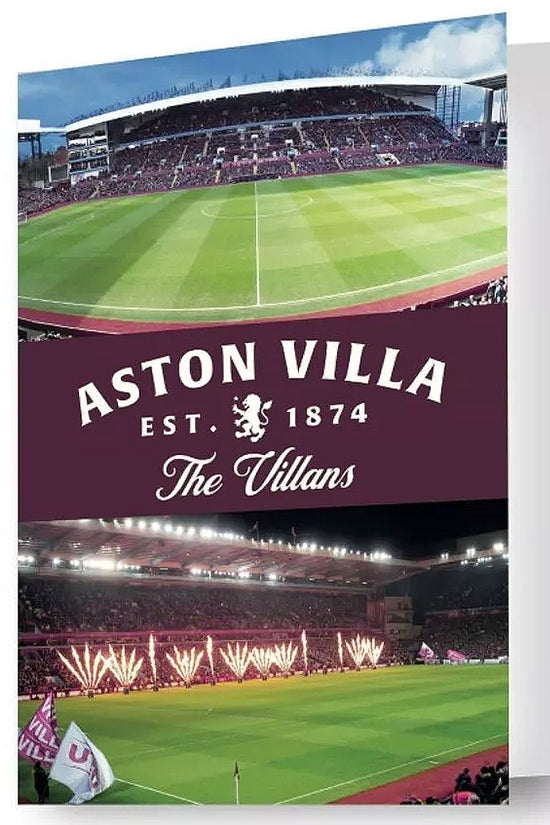 Aston Villa FC 3D Lenticular Birthday Card