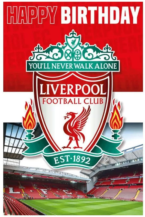 Liverpool FC 3D Lenticular Birthday Card