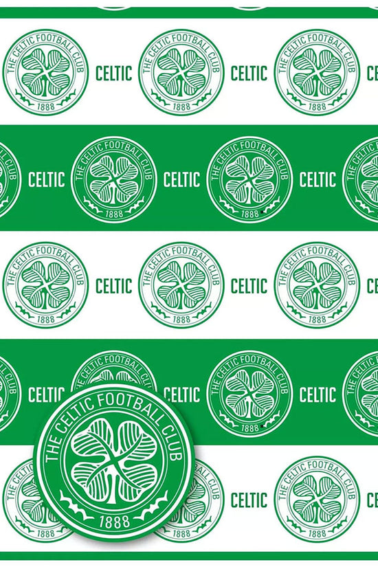 Celtic FC Text Gift Wrap