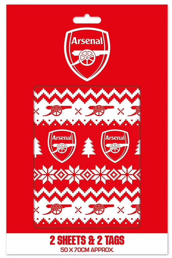 Arsenal FC Christmas Gift Wrap