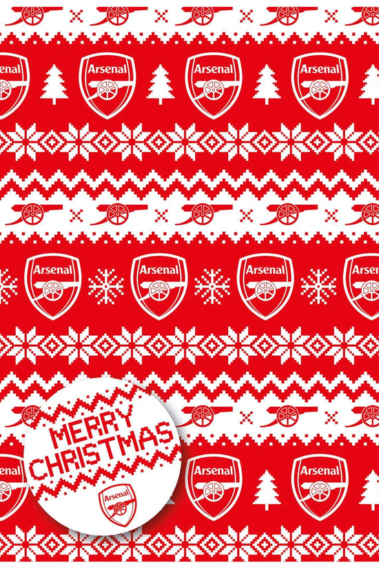 Arsenal FC Christmas Gift Wrap