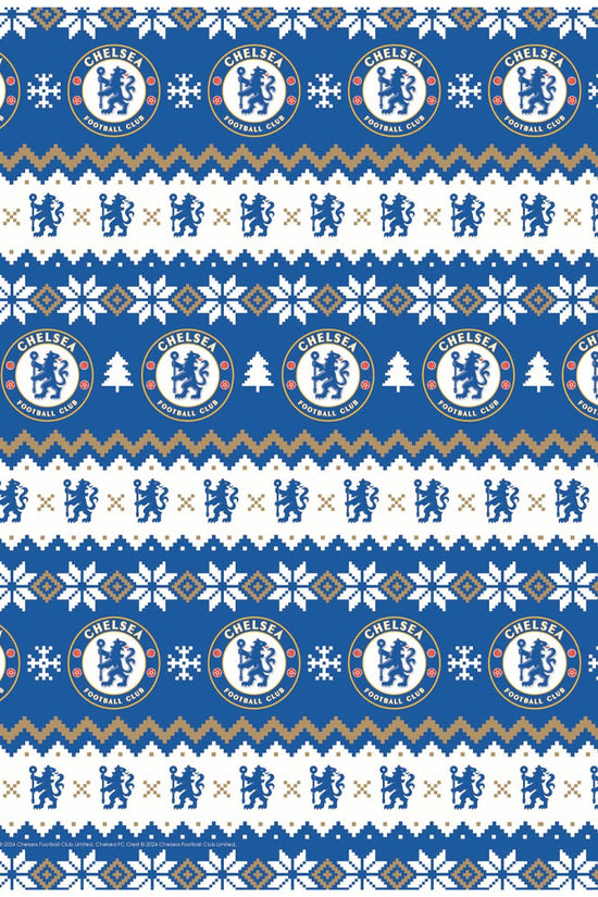 Chelsea FC Christmas Gift Wrap