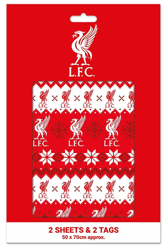 Liverpool FC Christmas Gift Wrap