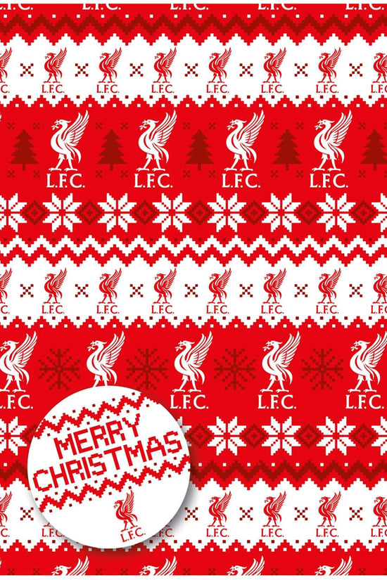 Liverpool FC Christmas Gift Wrap