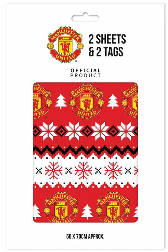 Manchester United FC Christmas Gift Wrap