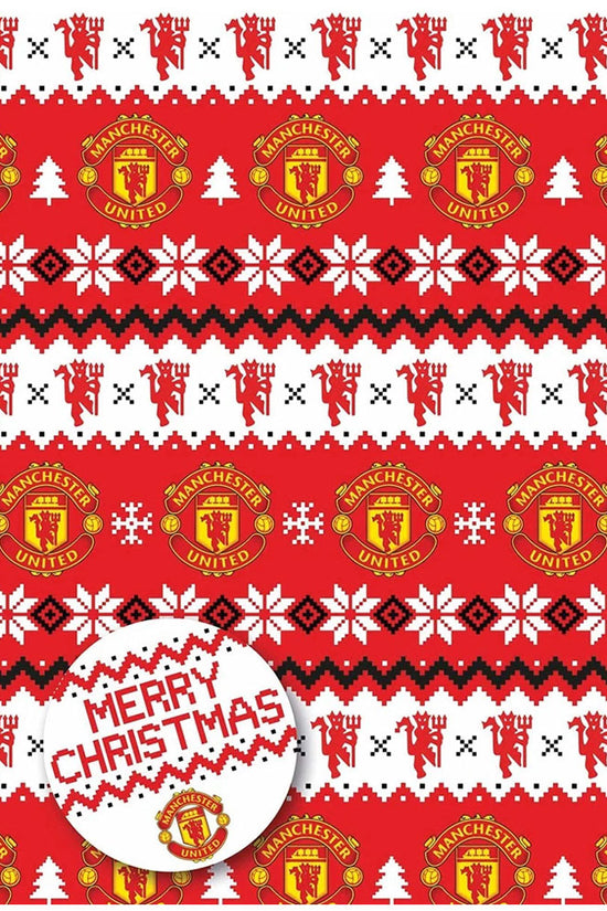 Manchester United FC Christmas Gift Wrap