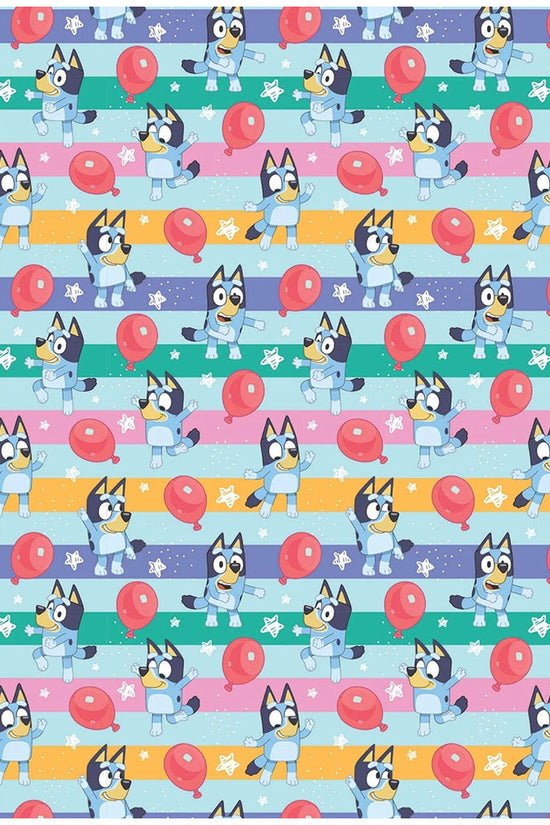 Bluey Balloon Gift Wrap