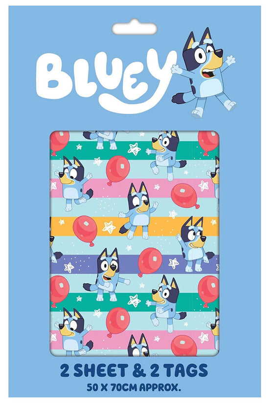 Bluey Balloon Gift Wrap