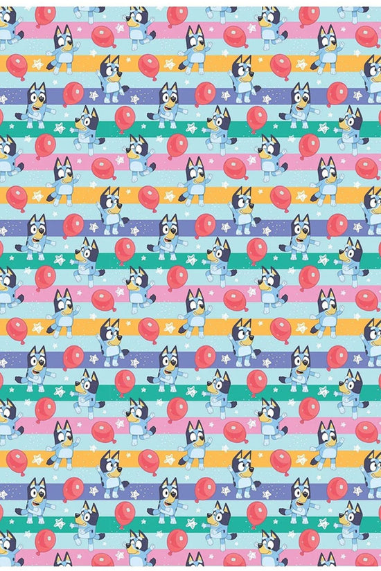 Bluey Balloon Gift Wrap
