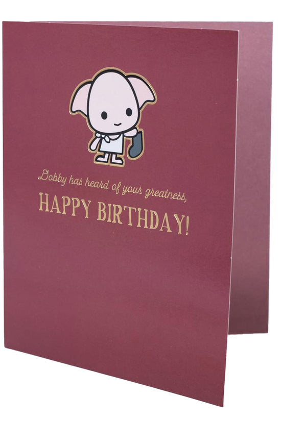 Harry Potter Dobby Birthday Card