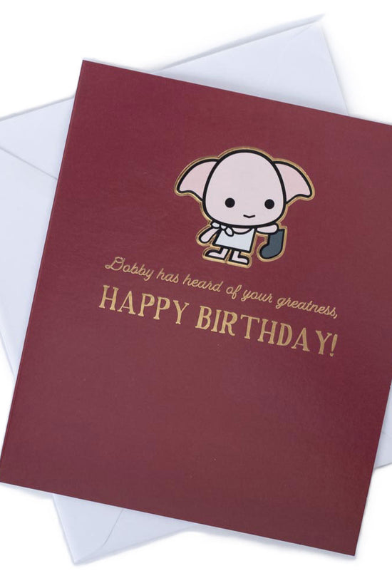 Harry Potter Dobby Birthday Card