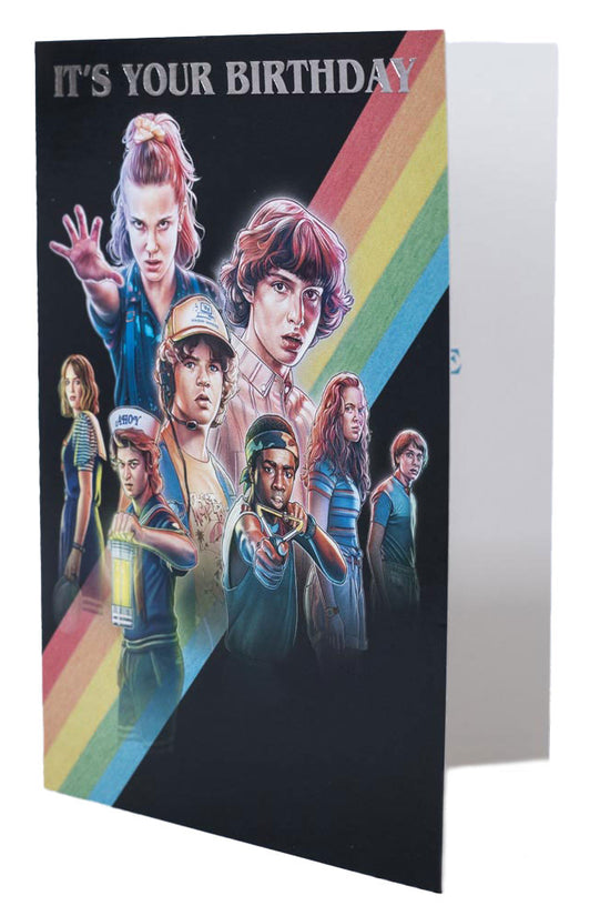 Stranger Things Birthday Card