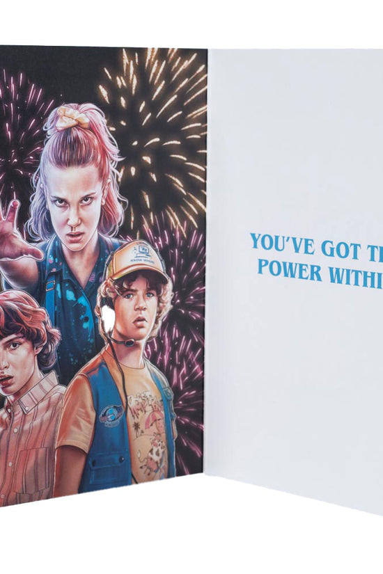 Stranger Things Birthday Card
