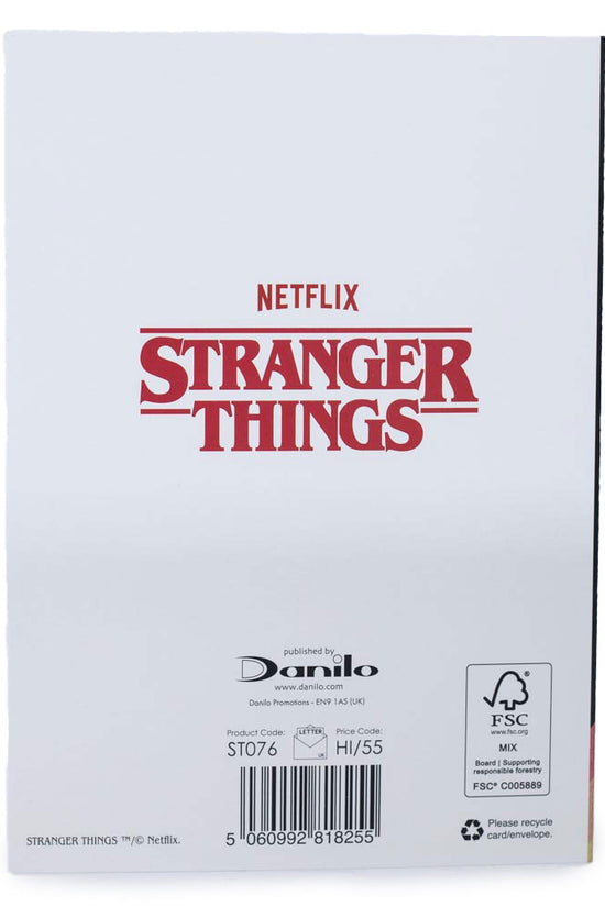 Stranger Things Birthday Card