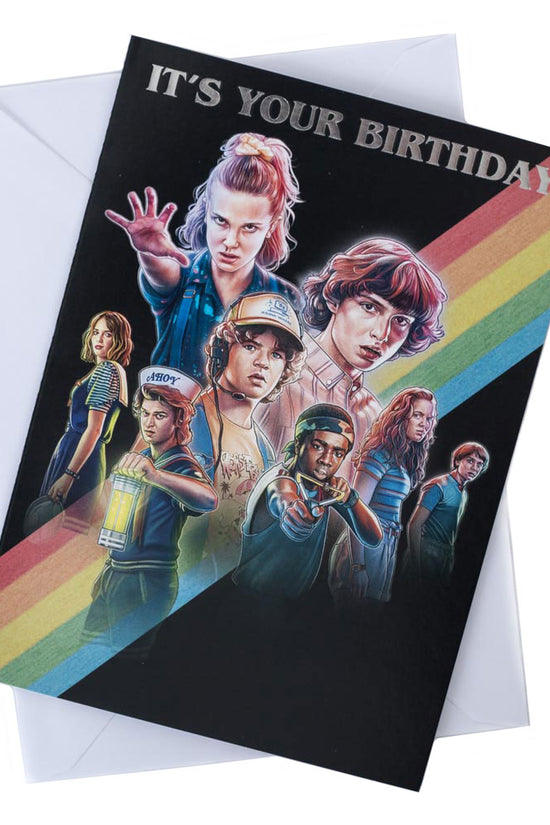Stranger Things Birthday Card