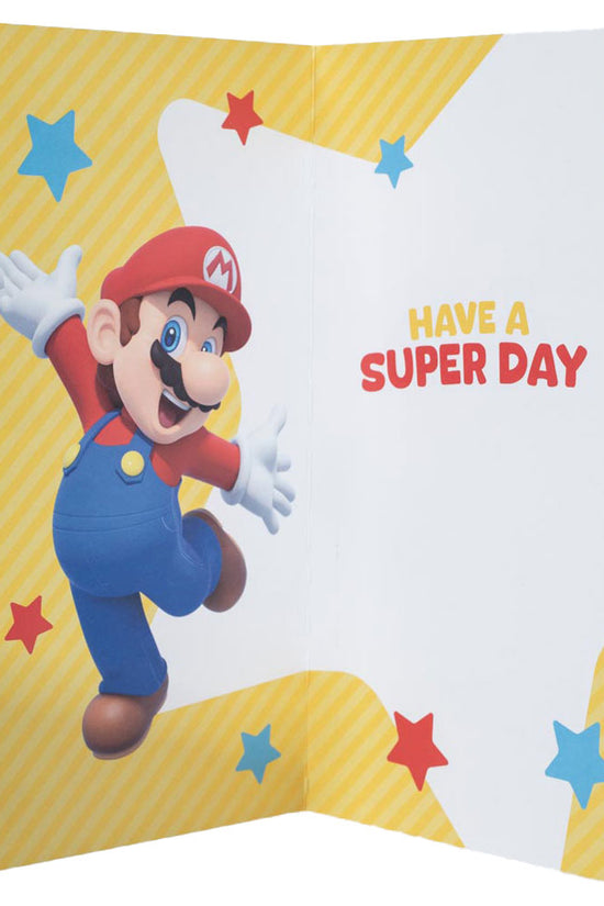 Super Mario Birthday Card