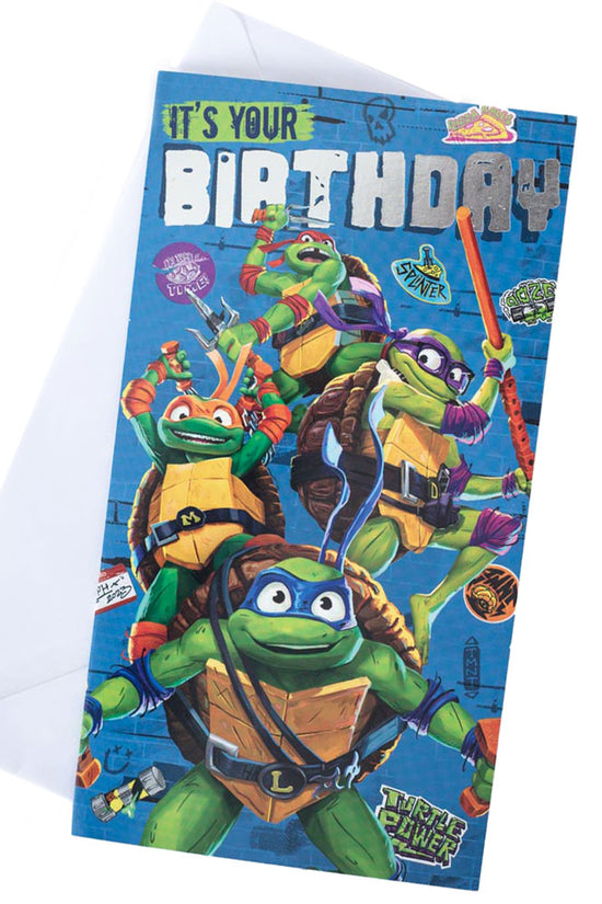 Teenage Mutant Ninja Turtles Birthday Card