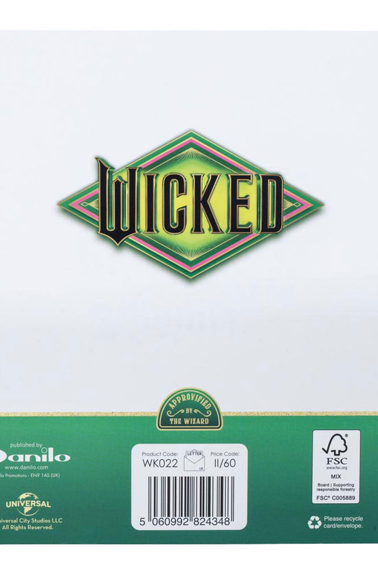 Wicked Elphaba Birthday Card