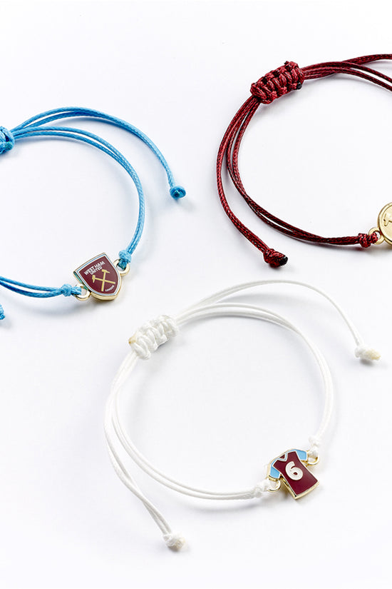 West Ham United FC Friendship Bracelet Set
