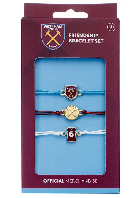 West Ham United FC Friendship Bracelet Set
