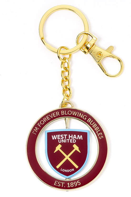 West Ham United FC Spinner Keyring