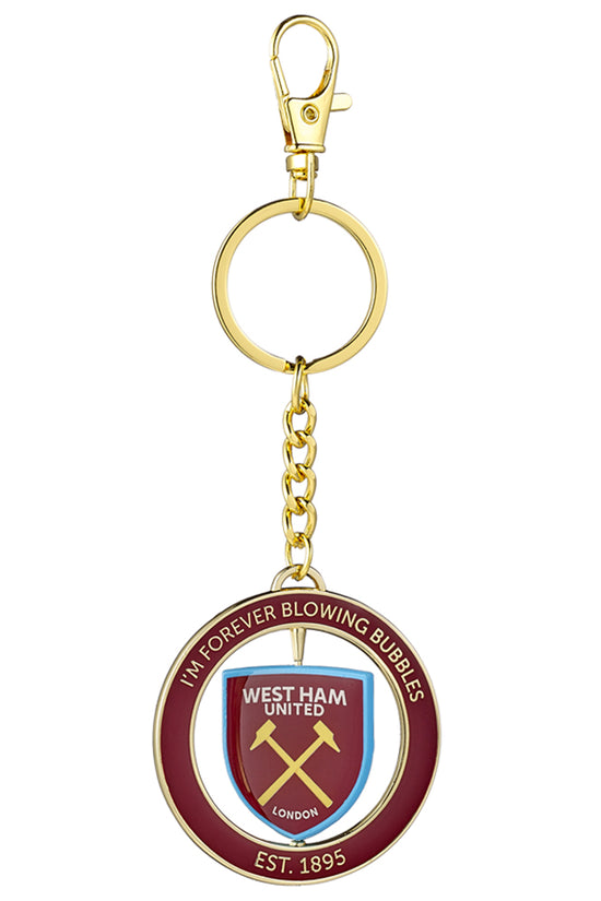 West Ham United FC Spinner Keyring