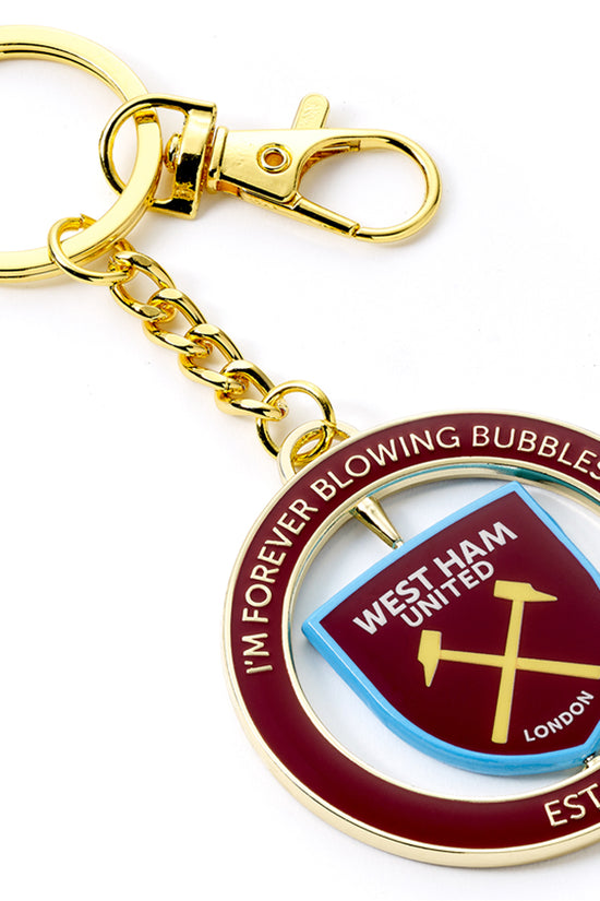 West Ham United FC Spinner Keyring