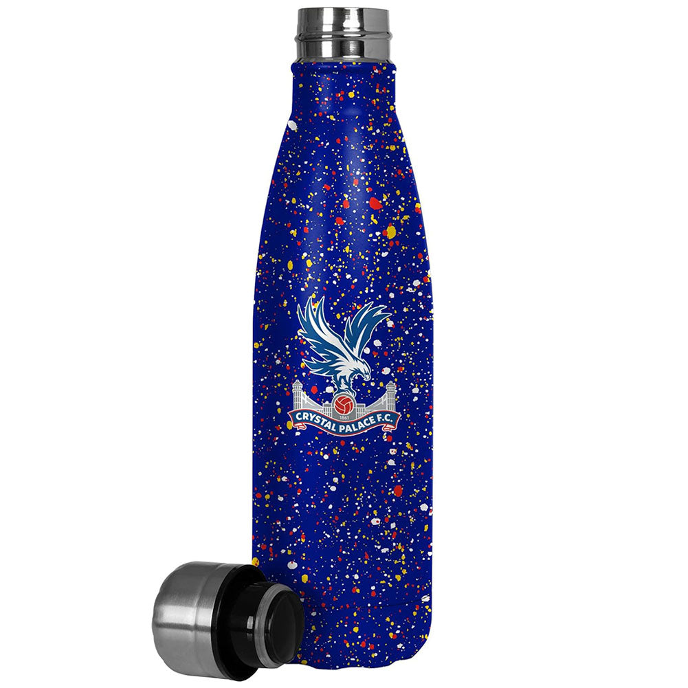 Crystal Palace FC Paint Splatter Thermal Flask