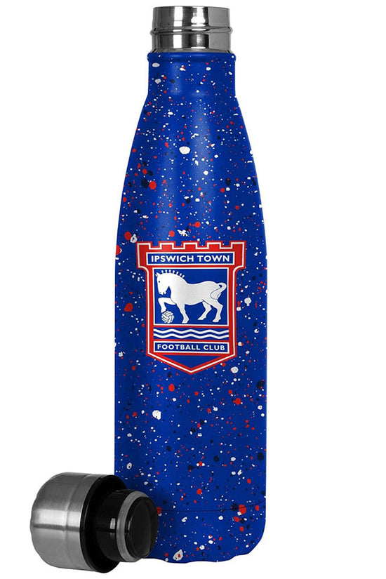 Ipswich Town FC Paint Splatter Thermal Flask