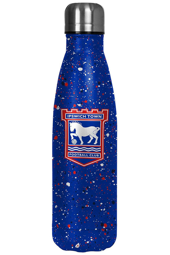 Ipswich Town FC Paint Splatter Thermal Flask