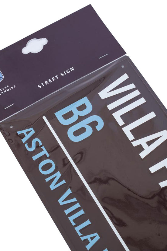 Aston Villa FC Colour Street Sign