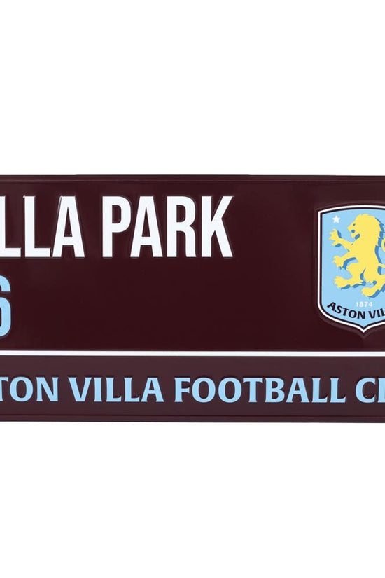 Aston Villa FC Colour Street Sign