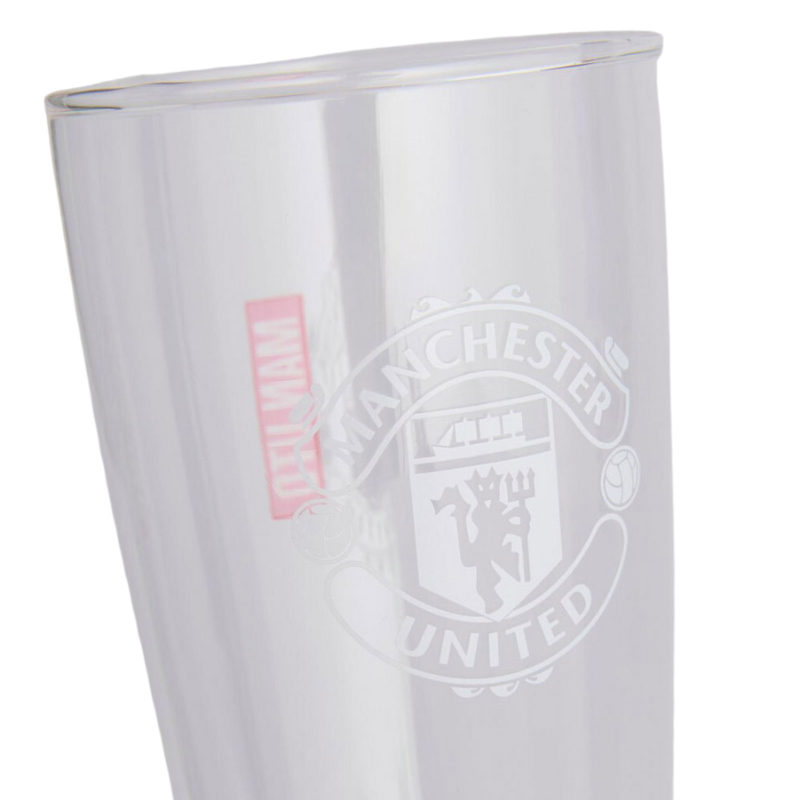 Manchester United FC Mono Crest Tall Beer Glass