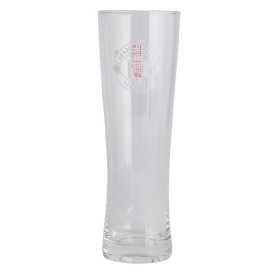Manchester United FC Mono Crest Tall Beer Glass