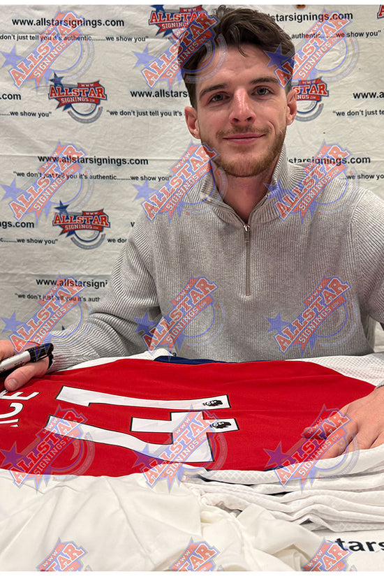 Arsenal FC Rice Signed Shirt