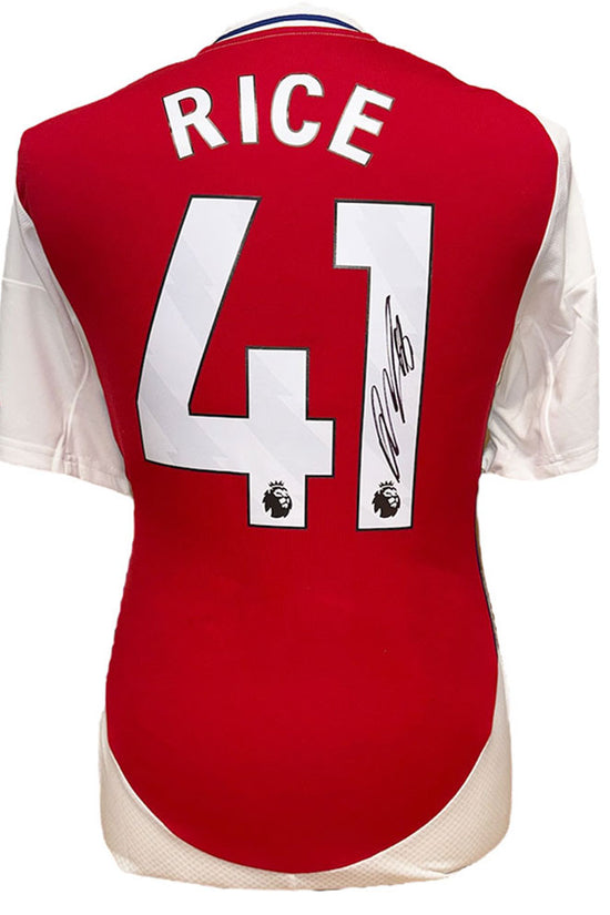 Arsenal FC Rice Signed Shirt